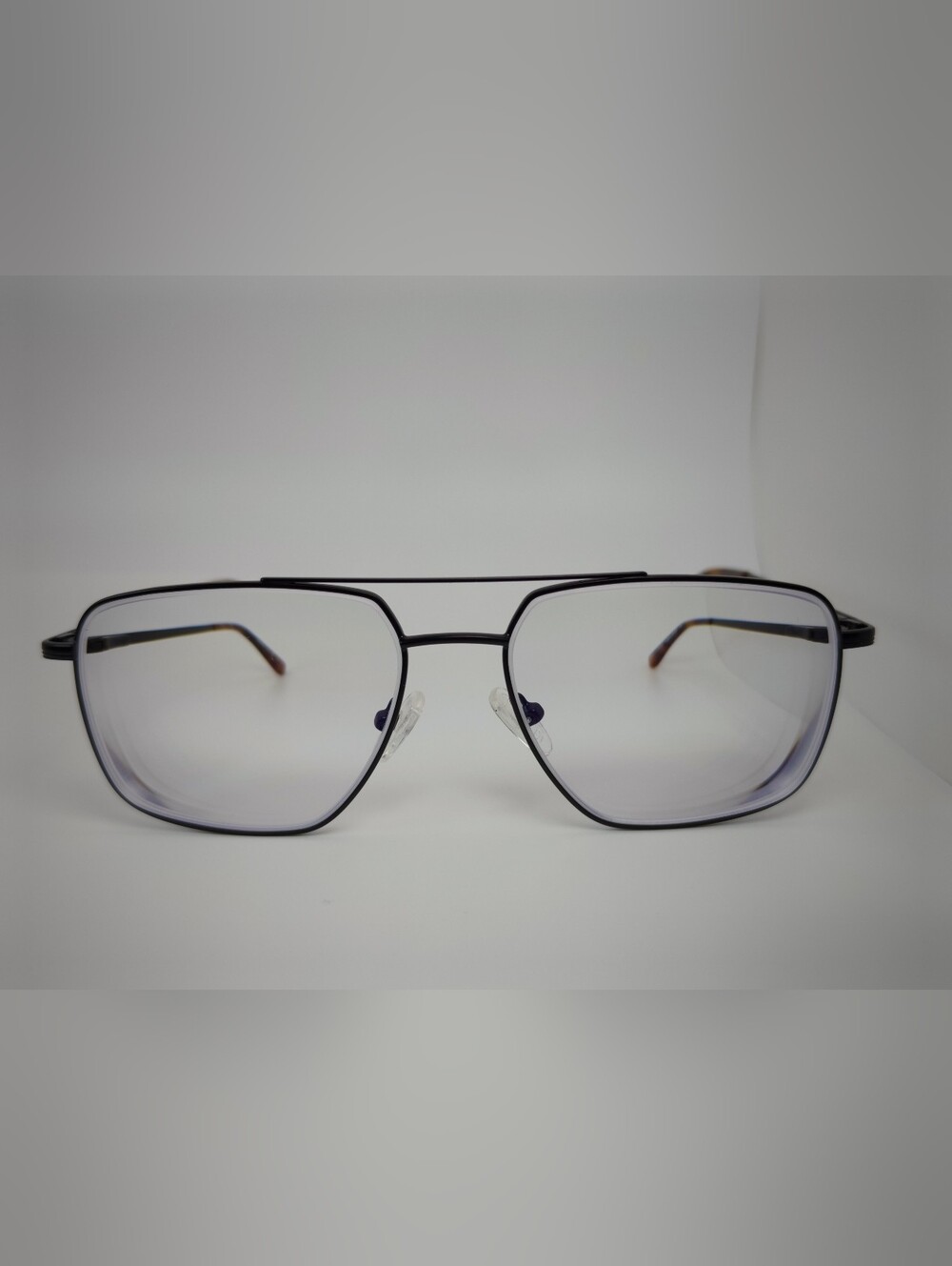 Focal. Men's Black Metal Frame. Robust Frame. Spring Hinge.
